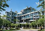 AI 校園意象，非國立陽明交通大學實景